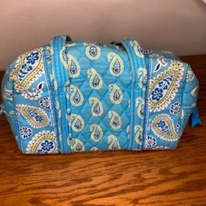 Vera Bradley "Bermuda Blue" Barrel Handbag